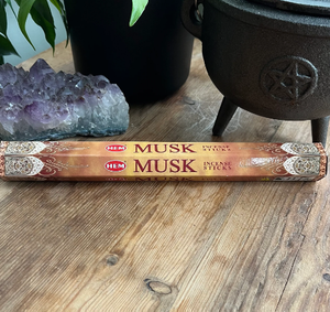 Varillas de Incienso HEM Musk, Paquete a Granel de 6 (120 Varillas en Total), Agarbatti Artesanal con Rico Aroma a Musk para Meditación y Oración - Product Image 6