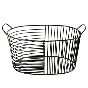 Best Iron <b>Wire</b> <b>Basket</b> Handles Ironic Metal Daily Use Mesh Design for Kitchen Table Storage Fruits Vegetables Multiple Items - Product Image 6