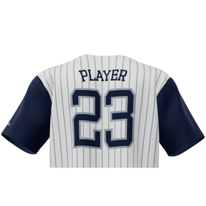 Maillot de baseball pour homme adulte respirant à séchage rapide, col en V, 100% polyester, imprimé personnalisé par sublimation, motif uni, tissu 300g, OEM - Product Image 4