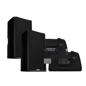 NEW K12.2 K2 Series Two-Way 2000W <b>Powered</b> Loudspeakers with Tote Bags & Stands Package - Product Image 1