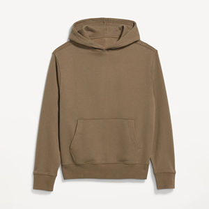 Calidad Algodón 100% poliéster Invierno Polar sudaderas con capucha estilo personalizado patrón sólido capucha pulóver bordado sudaderas térmicas - Product Image 6