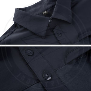 T-shirt de golf décontracté personnalisé High Street au design unique pour homme, polo, tissu tricoté durable à manches courtes pour un usage quotidien - Product Image 3