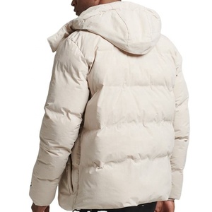 Veste d'hiver matelassée à capuche pour homme, vêtements de rue, impression, manteaux d'hiver matelassés pour homme, veste matelassée à bulles - Product Image 2