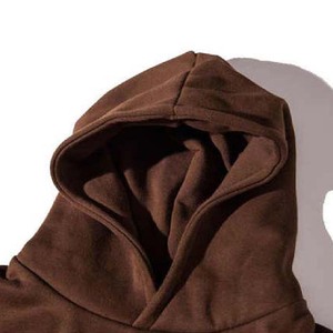 Sweatshirts d'hiver courts surdimensionnés en coton décontractés pour hommes avec poche brodée en 3D sweats à capuche à quantité minimale de commande bas pour Streetwear - Product Image 3