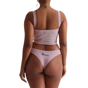 <b>High</b> Quality Ladies Swimwear Set Polyester Spandex V <b>Neck</b> Bra Support <b>High</b> Waist Crystal Front Quick Dry Breathable 2 Piece - Product Image 4