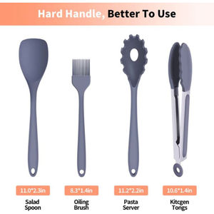 ชุดเสิร์ฟอาหารสแตนเลสขัดเงาสีทองแบบทันสมัยเครื่องเงินด้ามสีดำหรูหราสำหรับร้านอาหารทันสมัย - Product Image 4