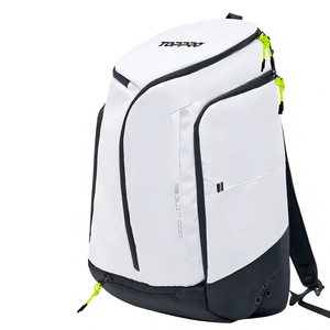 กระเป๋าเป้สะพายหลังคุณภาพสูงทันสมัยอเนกประสงค์ ทนทาน กันน้ำ ผลิตจากโพลีเอสเตอร์ 1680D สีขาว-ดำ ปิดด้วยซิป เหมาะสำหรับทุกเพศ - Product Image 4