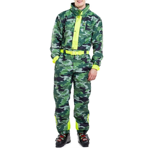 Combinaison de ski une pièce de haute qualité unisexe pour snowboard, patinage, randonnée, escalade, course de ski, respirante, Polartec, imperméable, imprimée - Product Image 1