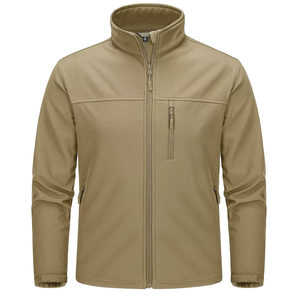 Nouveauté 2025, approvisionnement direct d'usine, veste softshell pour homme, mode d'hiver, veste coupe-vent légère, vestes softshell pour homme - Product Image 4
