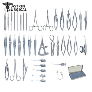 Ensemble d'extraction de cataracte extracapsulaire (ECCE) Instruments de chirurgie oculaire faits à la main Norme de sécurité MOL Fabriqué au Pakistan Acier/métal - Product Image 1