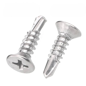 Vis autoperceuse à tête fraisée Phillips en acier inoxydable DIN7504P pour tôles - Product Image 1