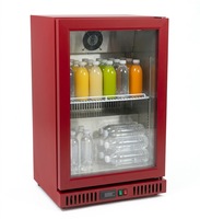 Mini-réfrigérateur portable de comptoir avec porte vitrée pour boissons, petit armoire de stockage électrique pour boissons, idéal pour les magasins de proximité
