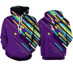 Sweat à capuche personnalisé pour homme, style streetwear, coupe classique, sublimation, 100% polyester, coupe-vent, imperméable, vintage, décontracté, hip-hop - Product Image 4