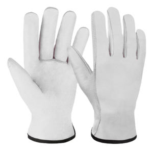 Guantes de trabajo para conductores de alto rendimiento, ropa de seguridad reflectante, guantes de trabajo industriales de cuero de grano de oveja para trabajadores de jardín - Product Image 5