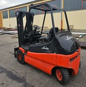 Chariot élévateur diesel LINDE E25 3 tonnes 4 roues motrices pour utilisation en intérieur à vendre - Product Image 4