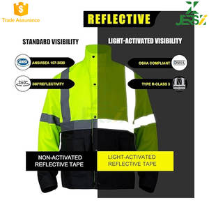 เสื้อแจ็กเก็ตกันฝนสำหรับผู้ชาย, ชุดกันฝนสำหรับงานหนักเสื้อกันฝนสะท้อนแสงสำหรับใส่กลางแจ้งทำงานปั่นจักรยาน - Product Image 6