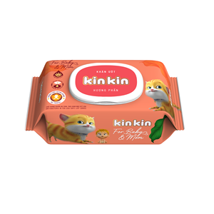 KINKIN-Lingettes Humides 100% Naturelles Non Tissées pour Bébé, 80 Pièces, Vente en Gros - Product Image 2
