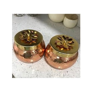 เหยือกผลไม้ทำจากทองเหลืองสำหรับตกแต่งโต๊ะและดิวาลีดีไซน์ตามสั่ง - Product Image 3