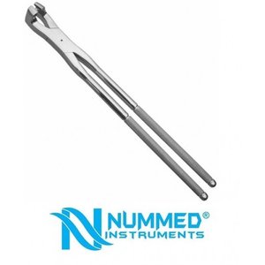 Pinzas Molares Manuales de 19 Pulgadas, Instrumento Dental Reutilizable, Fabricado con Metal, Plástico y Acero Inoxidable - Product Image 1