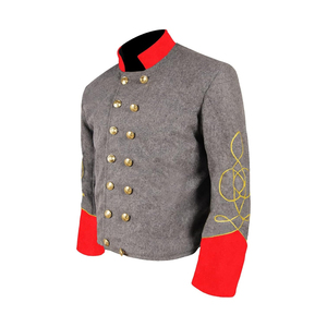 Chaqueta de Uniforme de Reproducción de la Guerra Civil Estadounidense, Abrigo de Lana Auténtico de la Unión - Product Image 3