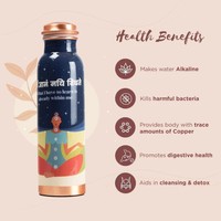 Ak bouteille d'eau en cuivre pur pour enfants/adultes/bureau/maison