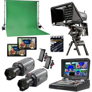 Video Production Camera System Cameraprio Kit With Mobile Live Production Console Green Screen Lighting Monitor Kit - Product Image 1