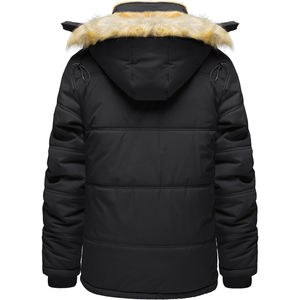 Chaqueta Acolchada de Talla Grande para Hombre, Diseño Personalizado, Estilo Casual de Calle, Cuello Alto, Antibacteriana, Transpirable, OEM - Product Image 3