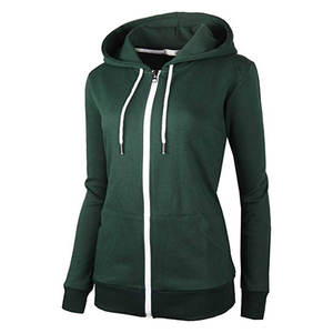 New Arrival <b>Women's</b> Dark Green Oversized Hooded <b>Sweatshirts</b> Hot Autumn Cotton Polyester Tops for Winter <b>Plus</b> <b>Size</b> - Product Image 2