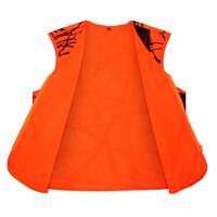 Gilet d'extérieur pour hommes randonnée pêche camping chasse gilet orange séchage rapide respirant polyester gilet de chasse en montagne