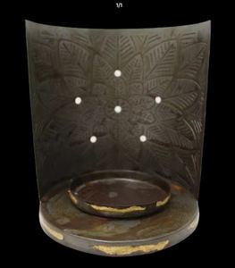 Vente chaude Style classique maison décorative fer soudé Antique Design bois bougeoir meilleure qualité à la main support de pilier - Product Image 4