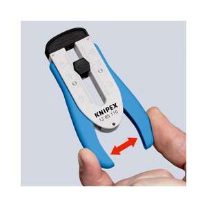 Outil de dénudage Knipex pour câble à fibre optique, équipement essentiel dans l'industrie de la fibre optique - Product Image 1