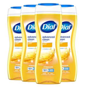 Gel de Ducha Dial Solid Body Wash Advanced Clean Gold 80 ml Paquete de 4 con Complejo Hydraclean y Vitamina E, Aceite de Oliva Blanqueador - Product Image 1