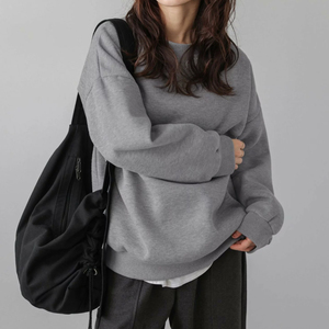 Sweat-shirts à capuche surdimensionnés respirants de haute qualité pour femmes et unisexe, avec logo personnalisé, tendance automne-printemps-hiver - Product Image 5