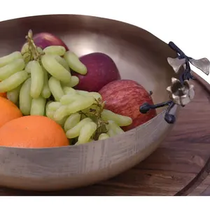 Tazón de porcelana moderno hecho a mano con patrón de plantas para mesa de comedor minimalista y decoración de oficina regalo Apto para lavavajillas chapado - Product Image 6