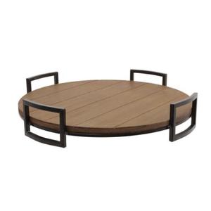 ถาดเสิร์ฟไม้ทรงสี่เหลี่ยมดีไซน์โบราณสำหรับใช้ในบ้านและโรงแรม - Product Image 2