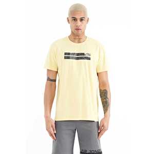 T-shirt imprimé pour homme TOMMYLIFE Peter à col rond, coupe standard, 88204, haut décontracté à manches courtes en mélange de coton premium, rouge - Product Image 1