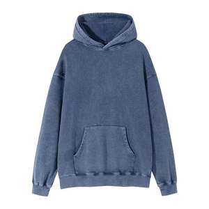 Sudaderas con Efecto Desgastado, 400 GSM, Lavado Ácido, Decoloración al Sol, Estilo Vintage, Talla Grande, Ropa Urbana para Hombre, Invierno, Fabricante Mayorista - Product Image 6