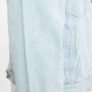 <b>Mens</b> Light Blue Washed Denim <b>Jacket</b> Classic Casual Jean Outerwear Custom Logo Available Comfortable Fit All Sizes Offered - Product Image 6