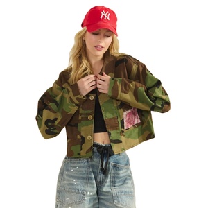 Chaquetas de Mezclilla de Algodón con Estampado Digital, Modernas, Sencillas, Casuales, Transpirables, de Secado Rápido, Cómodas y Duraderas, Unisex, para Invierno - Product Image 3