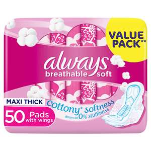 Toallas Ultra Finas para Día y Noche – Paquete de 50 Unidades, Set de Protección Higiénica Femenina - Product Image 1