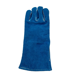 Ropa DE TRABAJO Mejor venta Guantes de soldadura de cuero para la venta en línea 2 Guante de soldadura de fácil ajuste de color sólido pagado a mano - Product Image 2