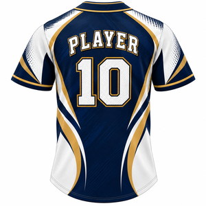 Camiseta de Béisbol Personalizada al por Mayor, Transpirable, en Todos los Colores, Nuevo Diseño, Camiseta de Béisbol y Sóftbol de Alta Calidad para Hombre - Product Image 6
