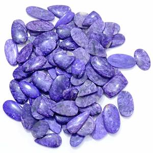 Cuarzo fino de forma mixta de charoita de piedras preciosas sueltas de cabujón Natural superior para la fabricación de joyas - Product Image 4