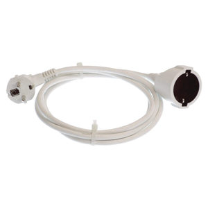 as-Schwabe Cavo di Estensione PVC Bianco 5 m H05VV-F - Product Image 1