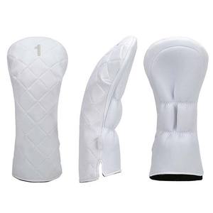 Housse de tête de club de golf durable à succès pour unisexe avec broderie de logo personnalisé, en cuir PU, fermeture éclair, coupe régulière, design élégant - Product Image 2