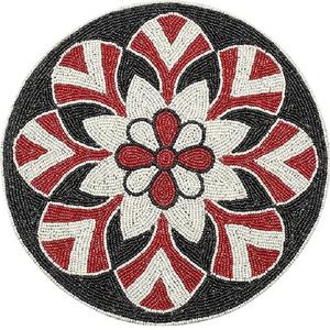 แก้วขายร้อนพร้อมแผ่นรองจานทรงกลมหลายสีเครื่องครัวผลิตภัณฑ์โต๊ะรับประทานอาหารเสื่อตกแต่งสําหรับร้านอาหารที่บ้าน - Product Image 1