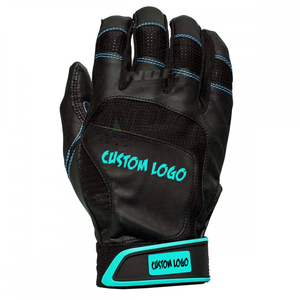 Guantes de bateo de béisbol de fabricante profesional Guantes de pelota base transpirables antideslizantes en todos los tamaños Material personalizado disponible - Product Image 1