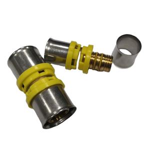 Raccord à sertir en laiton TUBOMART OEM, type T égal et union inégale <span class=keywords><strong>TH</strong></span> pour système de gaz/eau à tuyaux multicouches PAP avec ISO - Product Image 5