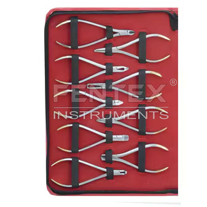Juego de instrumentos de ortodoncia dental de potencia manual de 18 piezas, kit compuesto - Product Image 3