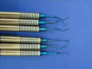 Grace Dental, juego de escalador de Limpieza de dientes Manual de alta calidad, 7 curetas periodontales, instrumentos quirúrgicos dentales de acero inoxidable - Product Image 2